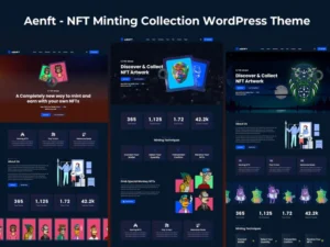 aenft-nft-minting-collection-wordpress-theme