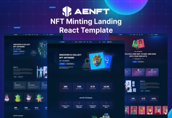 aenft-nft-minting-or-collection-react-template-2