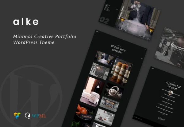 alke-minimal-creative-portfolio-wordpress-theme