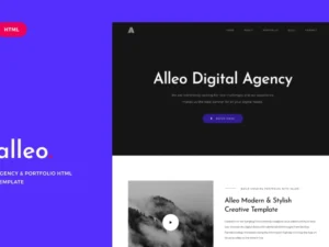 alleo-agency-portfolio-html-template