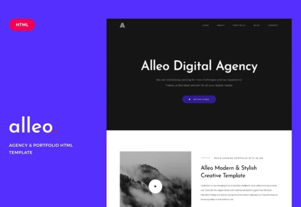 alleo-agency-portfolio-html-template