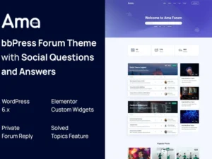 ama-bbpress-forum-wordpress-theme