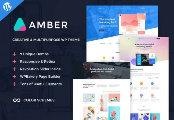 amber-six-creative-wordpress-theme