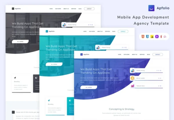 apfolio-mobile-app-development-agency-template-2