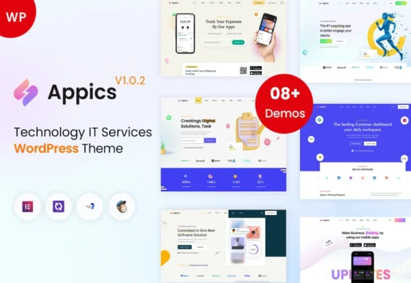 appics-app-landing-page-wordpress-theme