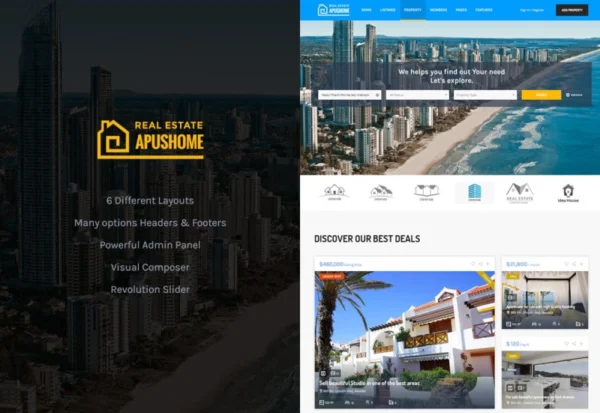 apushome-real-estate-wordpress-theme