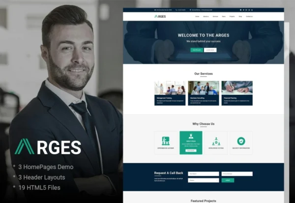 arges-corporate-business-html5-template