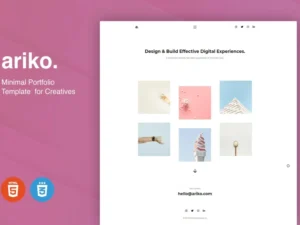 ariko-minimal-portfolio-template-for-creatives