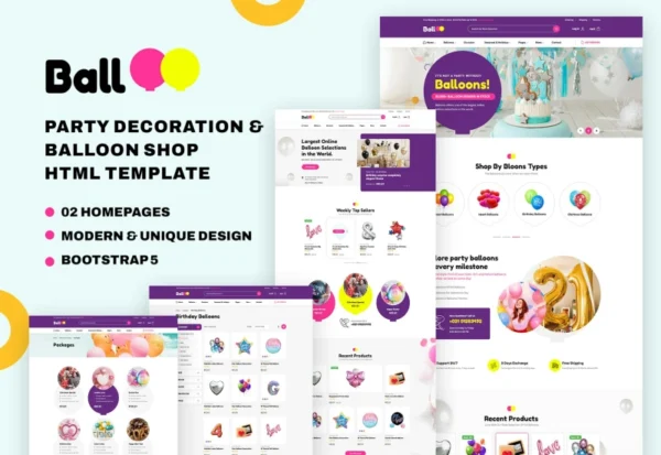 balloo-party-balloon-shop-html-template