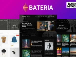 bateria-podcast-html-site-template