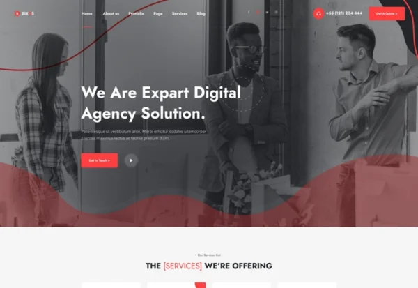 bixos-business-digital-agency-html-template