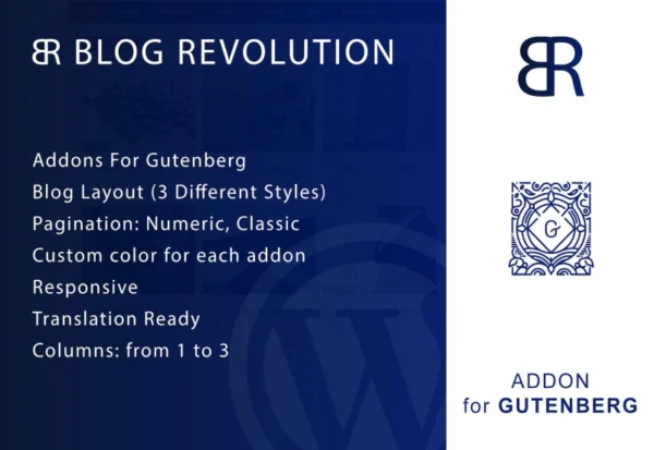 blog-revolution-for-gutenberg-wordpress-plugin