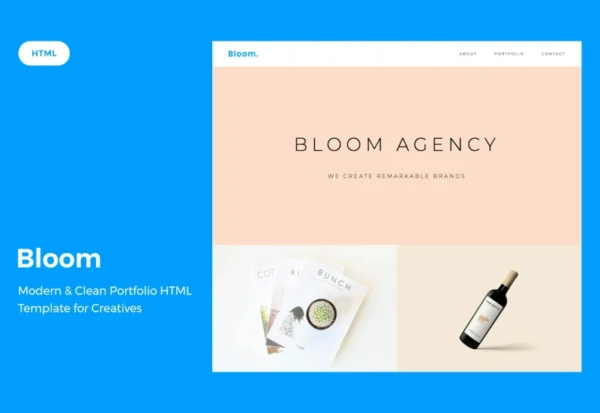 bloom-portfolio-html-template