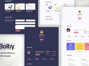 bolby-portfolio-cv-resume-htmltemplate