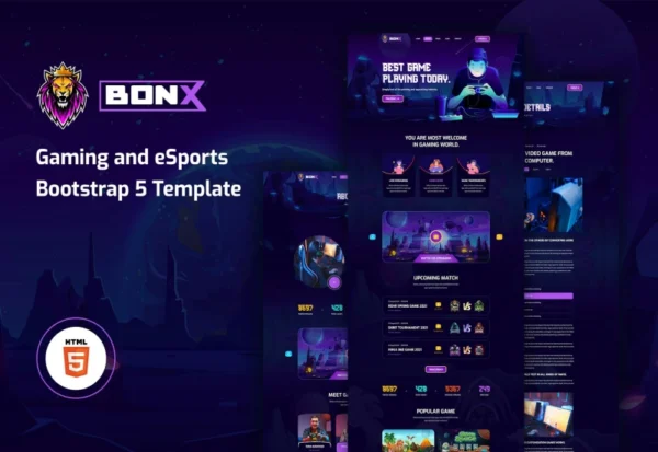 bonx-gaming-website-template-html-version