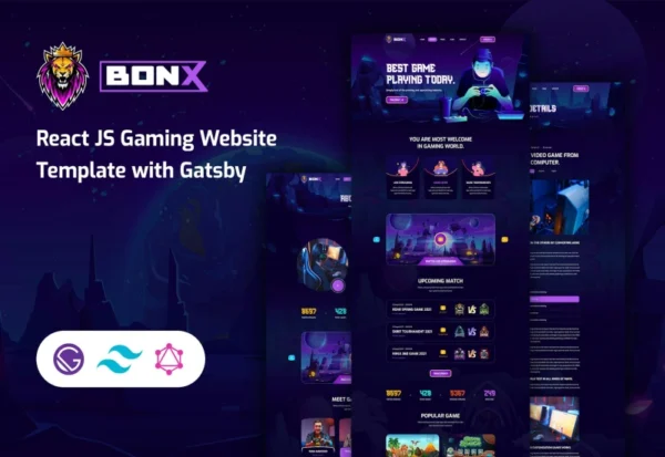 bonx-react-js-gaming-website-template-with-gatsb