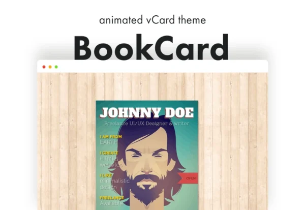 bookcard-3d-folded-vcard-wordpress-theme