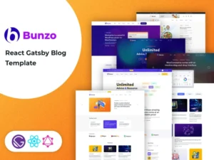 bunzo-react-gatsby-blog-template