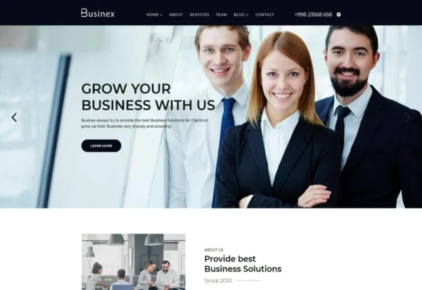 businex-react-corporate-business-template