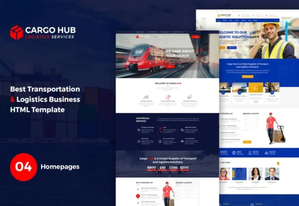 cargo-hub-logistics-html-template