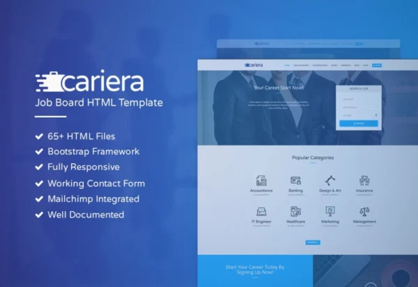 cariera-job-board-html-template