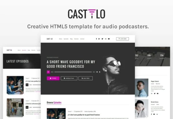 castilo-audio-podcast-html-site-template