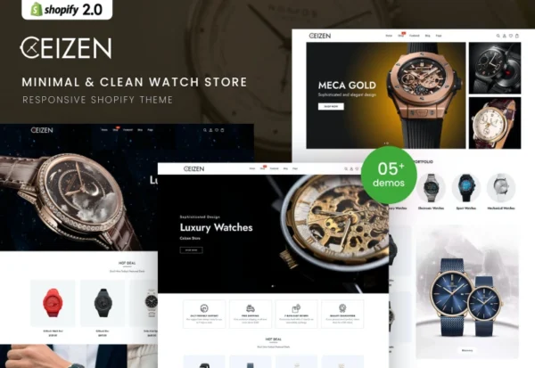 ceizen-minimal-clean-watch-store-shopify-theme