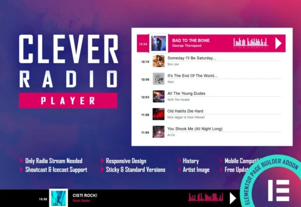 clever-html5-radio-player-history-elementor