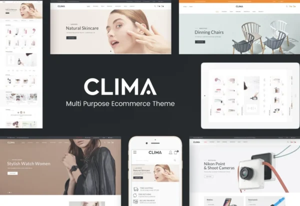 clima-responsive-woocommerce-wordpress-theme