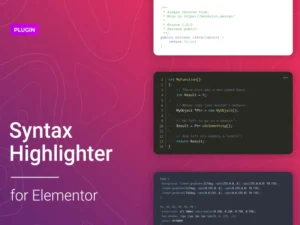 code-syntax-highlighter-for-elementor