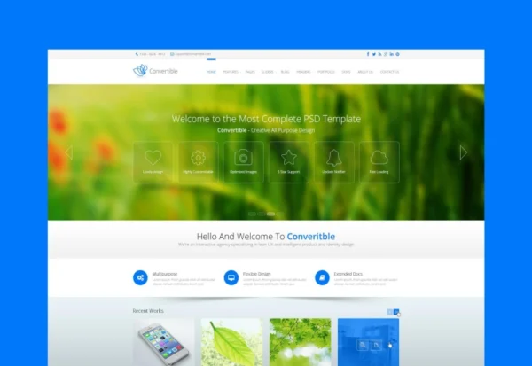 convertible-responsive-html5-template