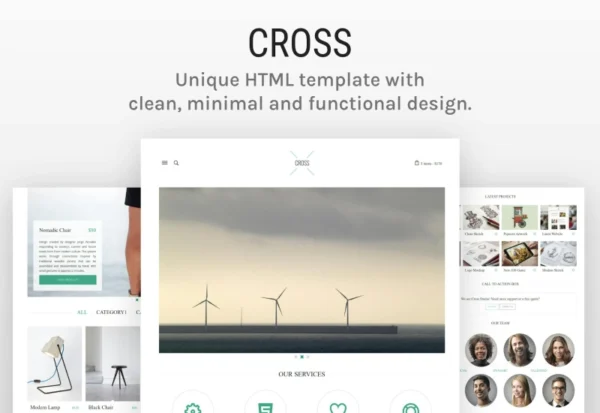 cross-minimal-html5-template