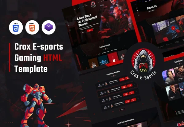 crox-esports-gaming-html-template