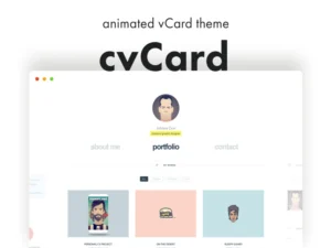 cvcard-animated-vcard-resume-wordpress-theme