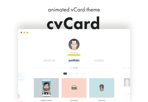 cvcard-animated-vcard-resume-wordpress-theme