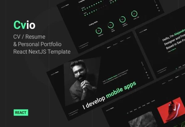 cvio-personal-portfolio-react-template