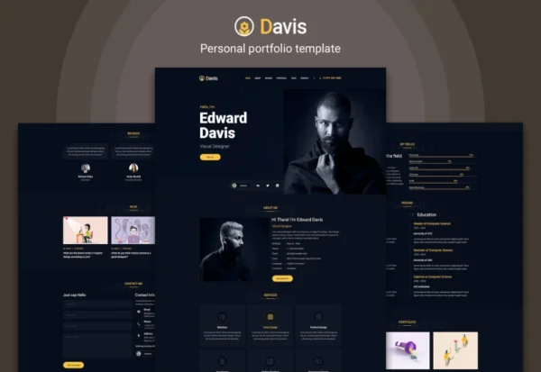 davis-personal-portfolio-template-2