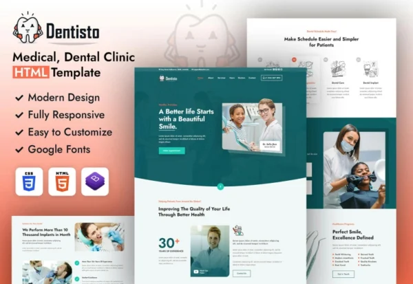 dentisto-html-template