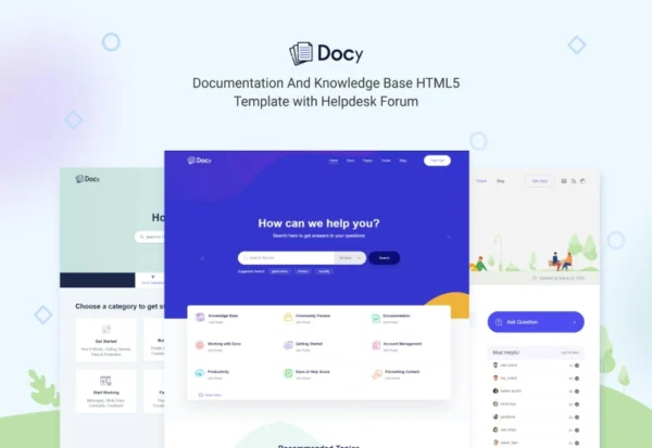 docy-documentation-knowledgebase-html-template