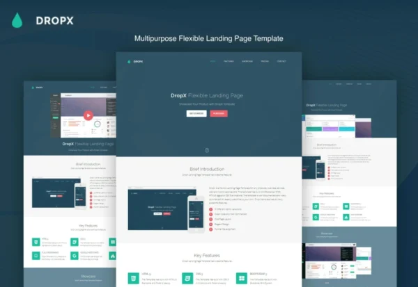 dropx-multipurpose-flexible-landing-page-template