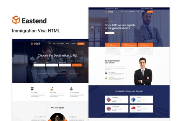 eastend-immigration-visa-html-template