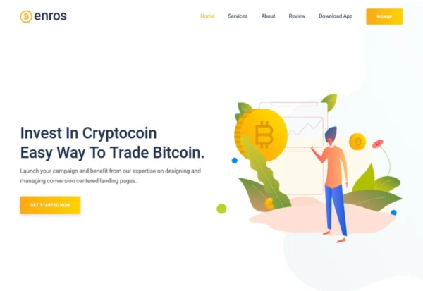 enros-bitcoin-cryptocurrency-landing-page-3