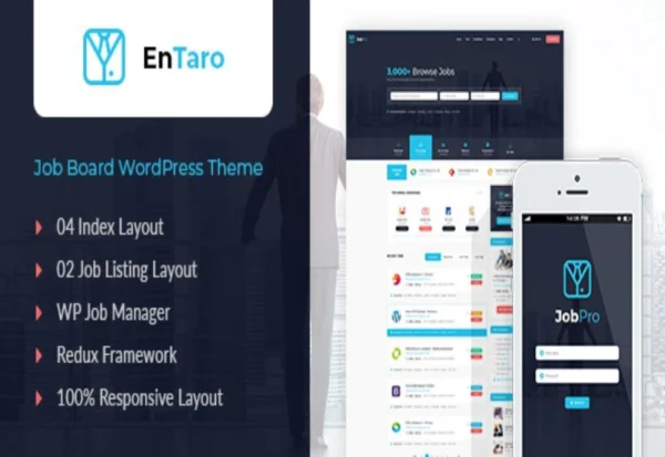 entaro-job-portal-wordpress-theme