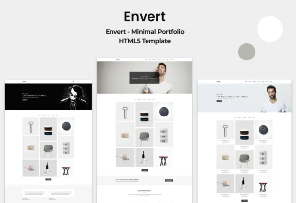 envert-minimal-portfolio-template