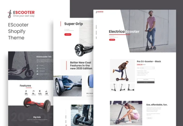 escoot-single-product-shopify-theme