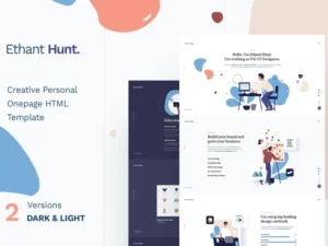 ethant-hunt-personal-onepage-wordpress-theme