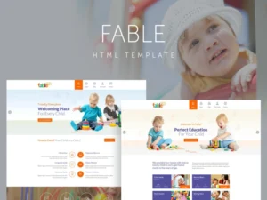 fable-children-kindergarten-template