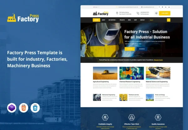 factory-press-industrial-business-html5-template