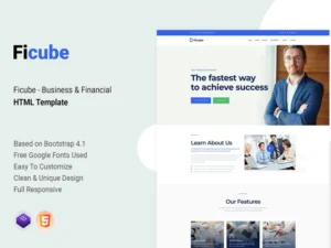 ficube-business-financial-html-template