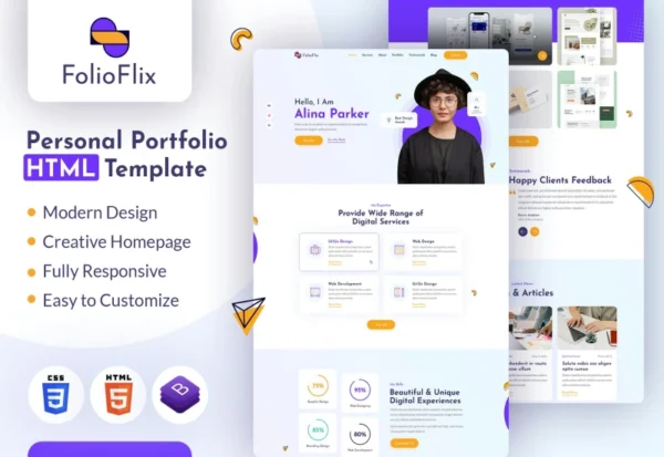 folioflix-personal-portfolio-html-template